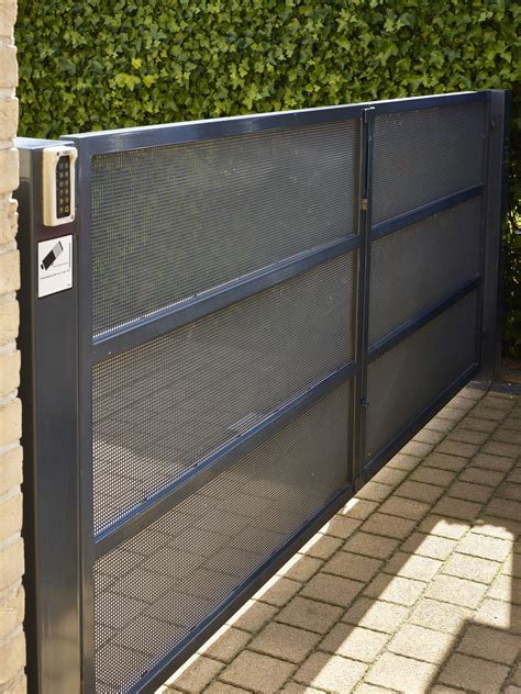 perforated sheet metal gates|perforated metal doors.